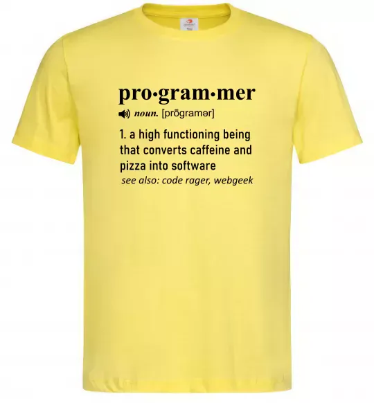 Чоловіча футболка Pro gram mer Лимонний фото
