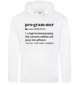 Женская толстовка (худи) Pro gram mer Белый фото