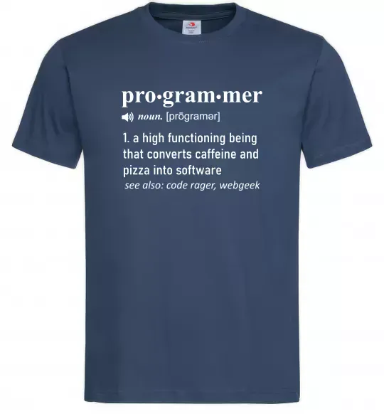 Чоловіча футболка Pro gram mer Темно-синій фото