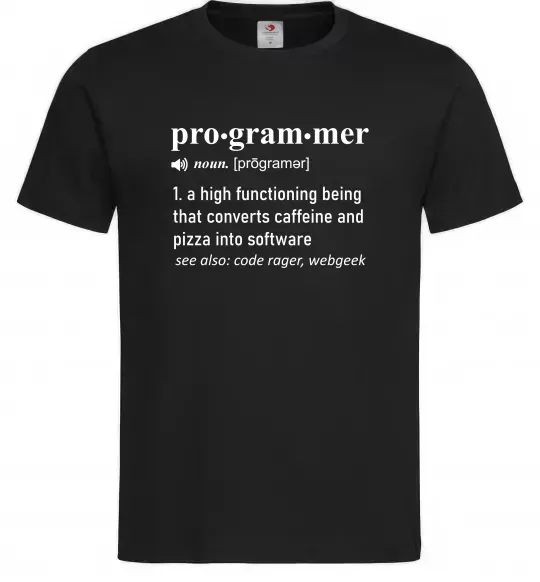 Чоловіча футболка Pro gram mer Чорний фото