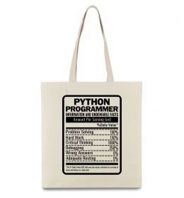 Эко-сумка Python programmer