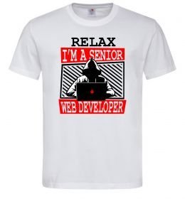 Мужская футболка Senior web developer