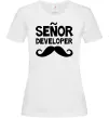 Женская футболка Senior developer Белый Женская футболка Senior developer Белый фото