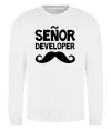 Свитшот Senior developer Белый Свитшот Senior developer Белый фото