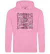 Мужская толстовка (худи) Talk data to me Розовый фото