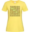 Женская футболка Talk data to me Лимонный фото