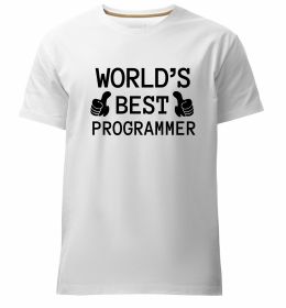 Мужская премиум футболка World`s best programmer Мужская премиум футболка World`s best programmer