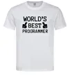 Чоловіча футболка World`s best programmer Білий Чоловіча футболка World`s best programmer Білий фото