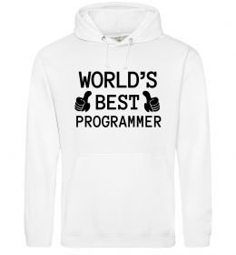 Женская толстовка (худи) World`s best programmer