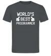 Чоловіча футболка World`s best programmer Графіт Чоловіча футболка World`s best programmer Графіт фото