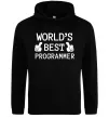 Чоловіча толстовка (худі) World`s best programmer Чорний Чоловіча толстовка (худі) World`s best programmer Чорний фото
