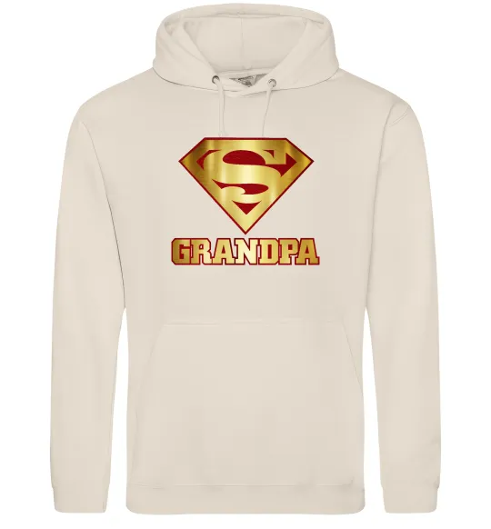 Мужская толстовка (худи) Super grandpa Таш фото