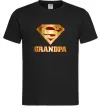 Чоловіча футболка Super grandpa Чорний Чоловіча футболка Super grandpa Чорний фото