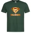 Чоловіча футболка Super grandpa Темно-зелений Чоловіча футболка Super grandpa Темно-зелений фото