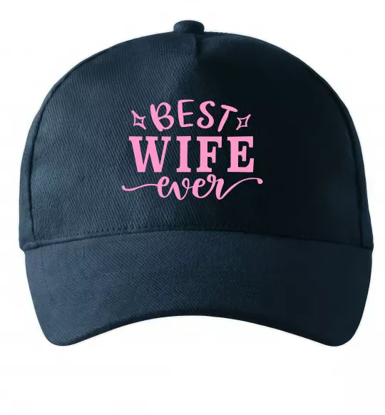 Кепка Best wife ever Темно-синій фото