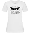 Жіноча футболка Best wife in galaxy Білий фото