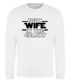 Світшот Best wife in galaxy Білий Світшот Best wife in galaxy Білий фото