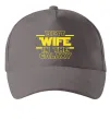 Кепка Best wife in galaxy Сірий фото