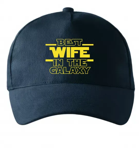 Кепка Best wife in galaxy Темно-синій фото