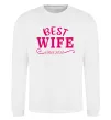 Світшот Best wife since Білий фото
