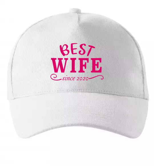 Кепка Best wife since Белый фото