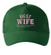 Кепка Best wife since Темно-зеленый Кепка Best wife since Темно-зеленый фото