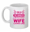 Чашка керамическая Greatest wife looks like Белый Чашка керамическая Greatest wife looks like Белый фото