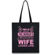 Эко-сумка Greatest wife looks like Черный Эко-сумка Greatest wife looks like Черный фото