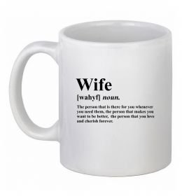 Чашка керамічна Wife person that you love Чашка керамічна Wife person that you love