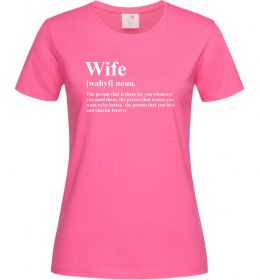 Жіноча футболка Wife person that you love Жіноча футболка Wife person that you love