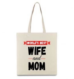 Еко-сумка World`s best wife and mom Еко-сумка World`s best wife and mom