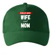 Кепка World`s best wife and mom Темно-зелений Кепка World`s best wife and mom Темно-зелений фото