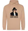 Жіноча толстовка (худі) Happy to be who I am Пісочний фото