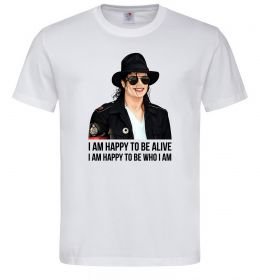 Мужская футболка Happy to be who I am