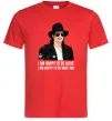 Чоловіча футболка Happy to be who I am Червоний фото