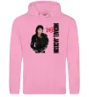 Мужская толстовка (худи) Майкл Джексон Bad Розовый фото