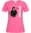 Женская футболка Майкл Джексон Bad Ярко-розовый фото