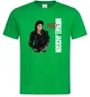 Чоловіча футболка Майкл Джексон Bad Зелений фото