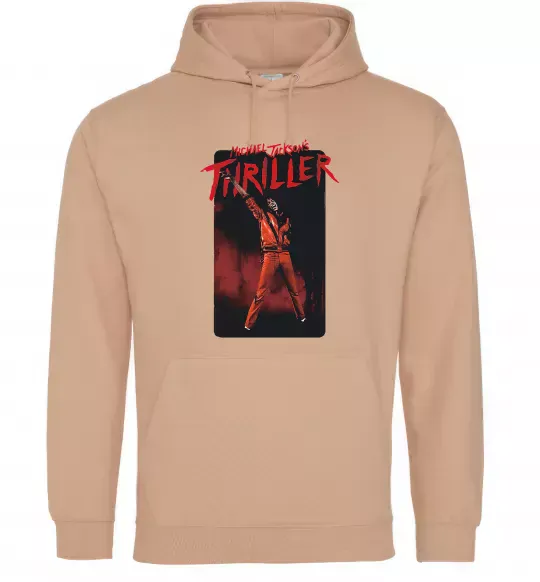 Чоловіча толстовка (худі) Michael Jackson Thriller Пісочний фото