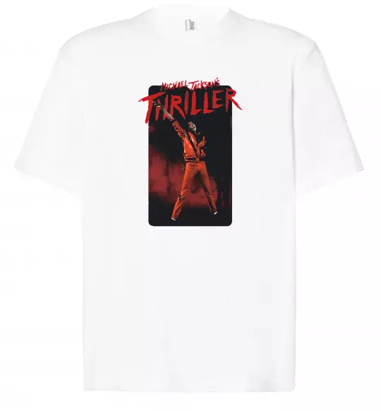 Футболка Оверсайз Michael Jackson Thriller Белый фото