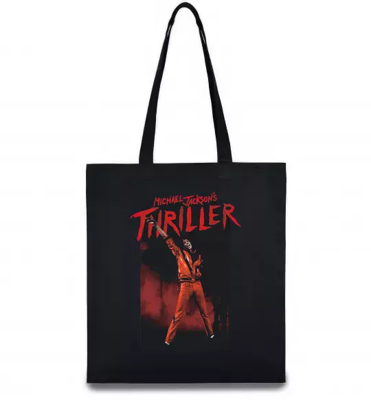 Еко-сумка Michael Jackson Thriller Чорний фото