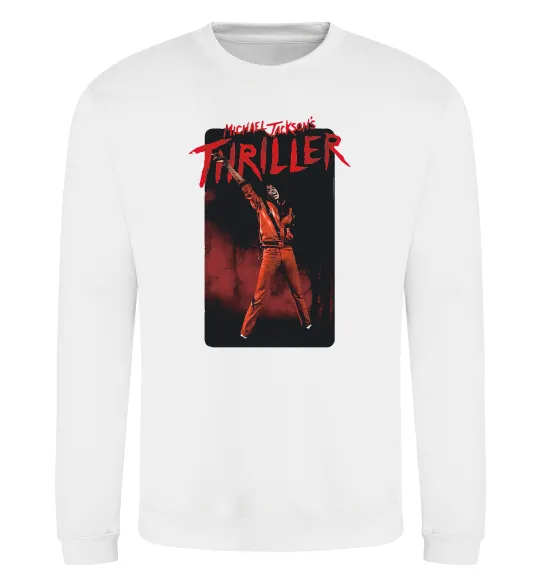 Світшот Michael Jackson Thriller Білий фото
