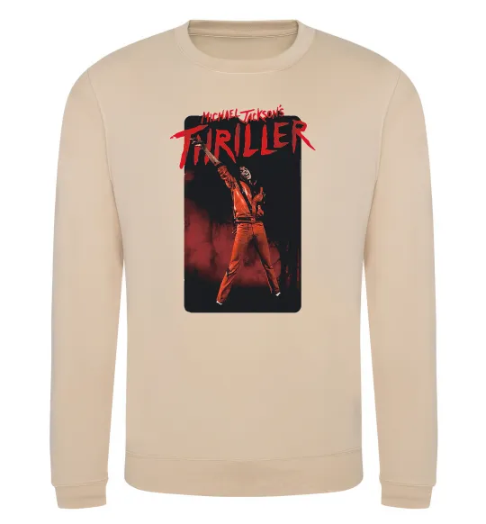Світшот Michael Jackson Thriller Пісочний фото