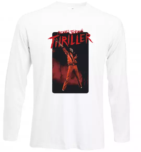 Лонгслів Michael Jackson Thriller Білий фото