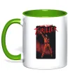 Чашка з кольоровою ручкою Michael Jackson Thriller Лаймовий Чашка з кольоровою ручкою Michael Jackson Thriller Лаймовий фото