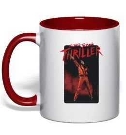 Чашка с цветной ручкой Michael Jackson Thriller