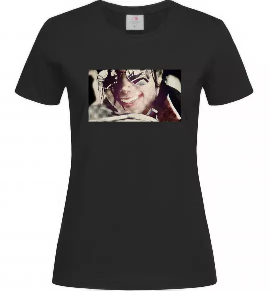 Женская футболка Майкл Джексон Черный фото