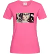 Женская футболка Майкл Джексон Ярко-розовый фото