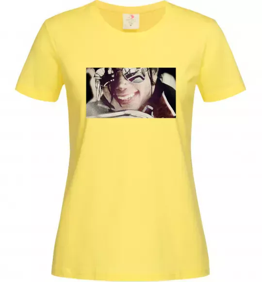 Женская футболка Майкл Джексон Лимонный фото