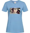 Женская футболка Майкл Джексон Голубой фото